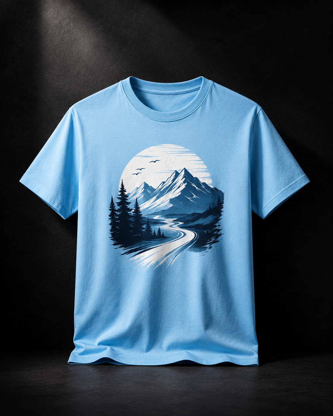 Men Classic T-Shirt baby blue