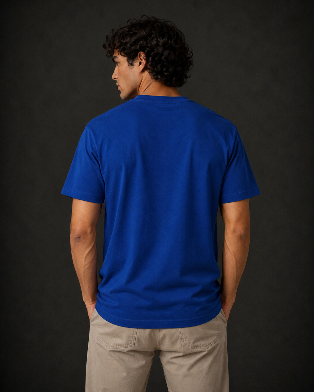 Men Classic Crew T-Shirt royal blue